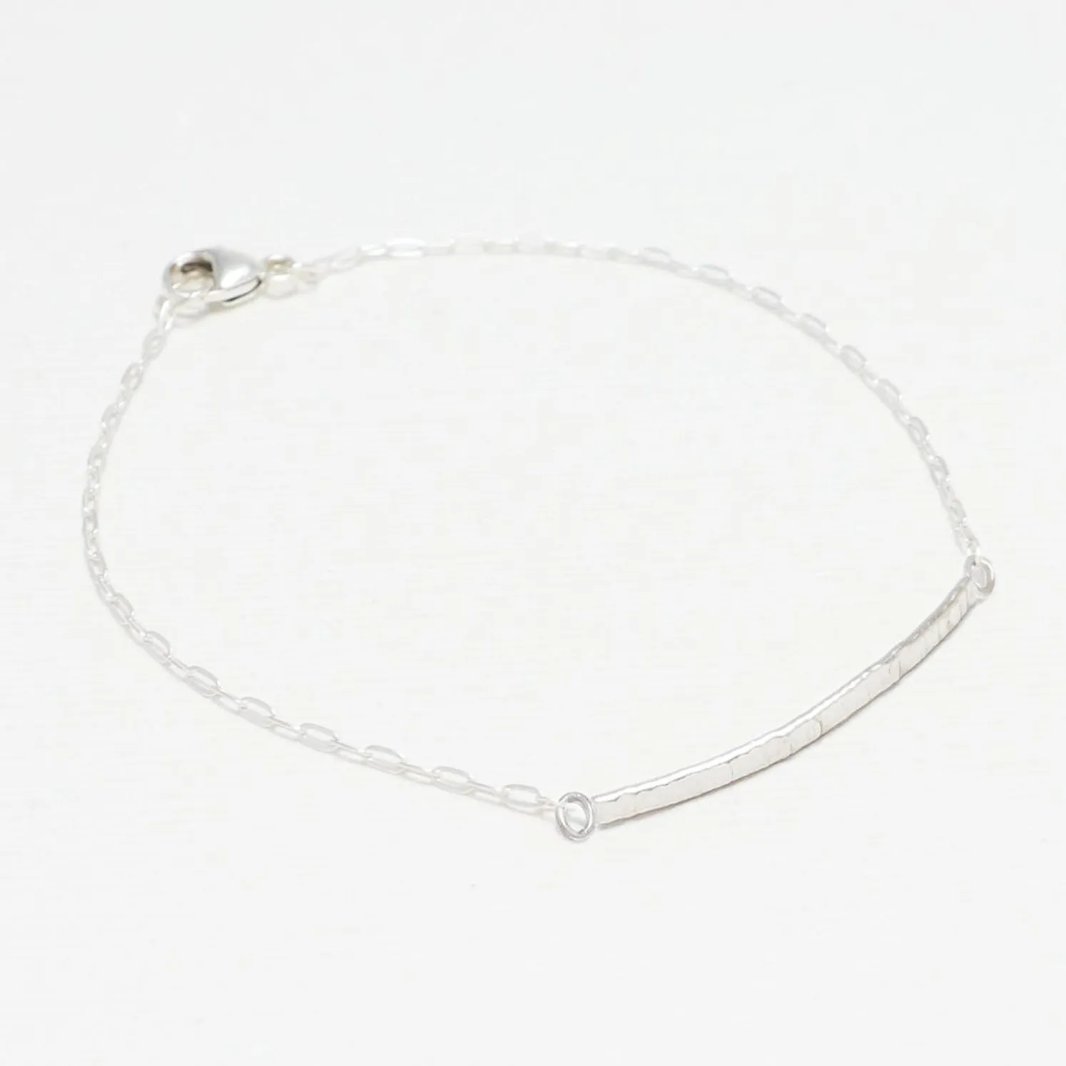 Accent Line Hammered Bracelets