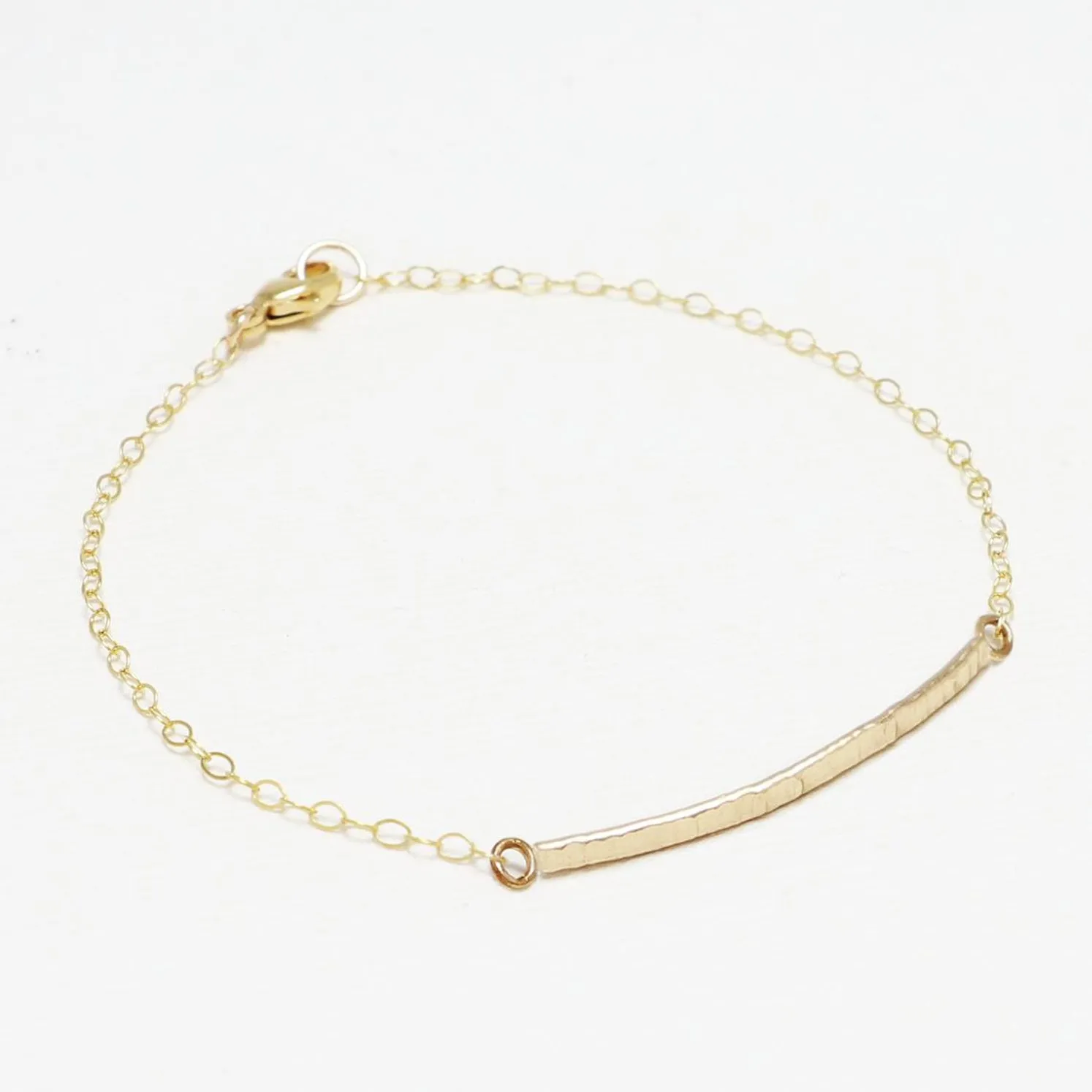 Accent Line Hammered Bracelets