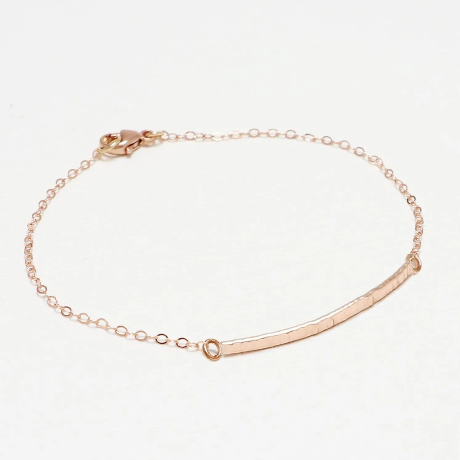 Accent Line Hammered Bracelets
