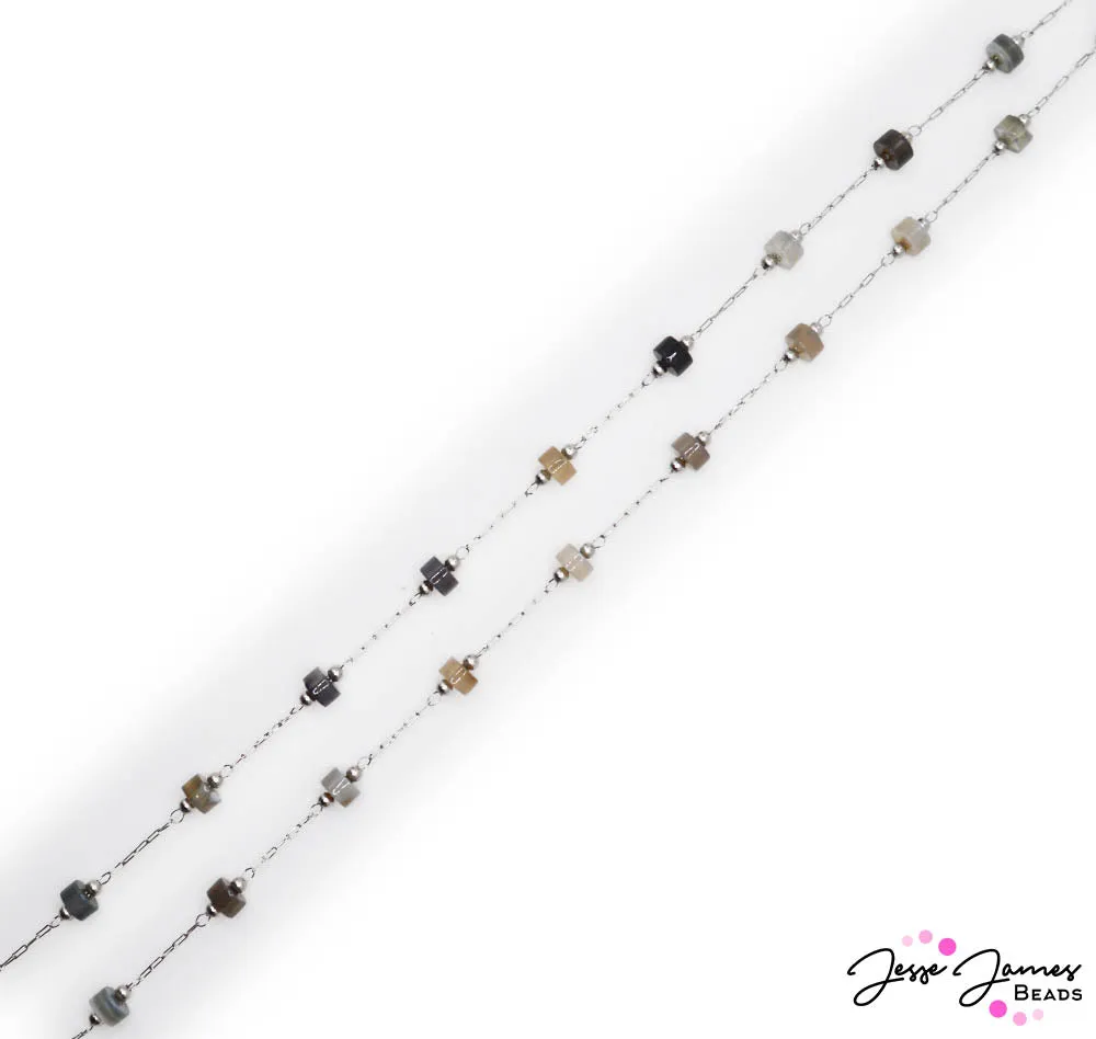 Agate Beach Stone Beaded Chain