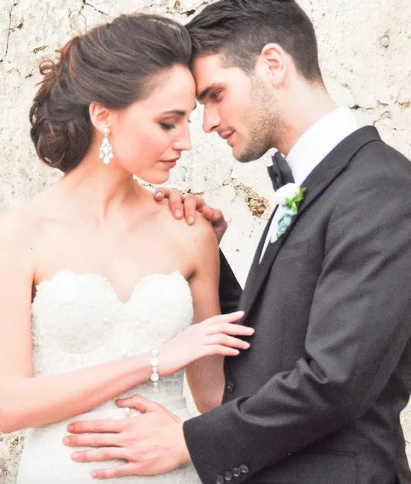 Ansley Cubic Zirconia Bridal Bracelet