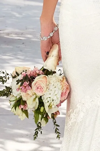 Ansley Cubic Zirconia Bridal Bracelet