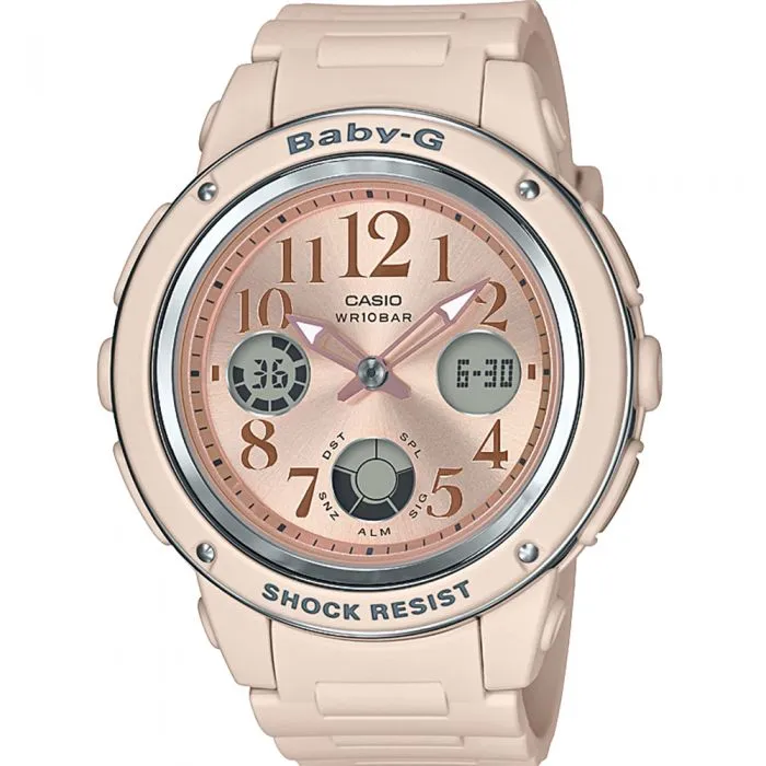 Baby G BGA150CP-4B Rose Gold Ladies Watch