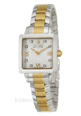 Bargain Stylish Twotone Stainless Steel 14 mm Watches Band 65P102_K0023624
