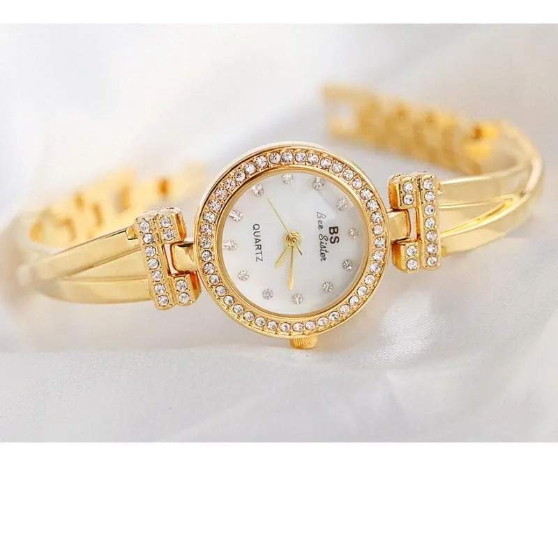 BEE SISTER Women's Fine Fashion Premium Quality Round Dial Stainless Steel Watch