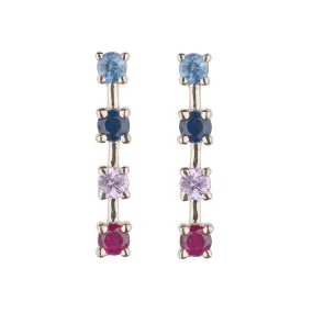 Berry Blues Sparkling Sugar Stud Earring