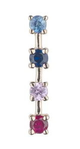 Berry Blues Sparkling Sugar Stud Earring