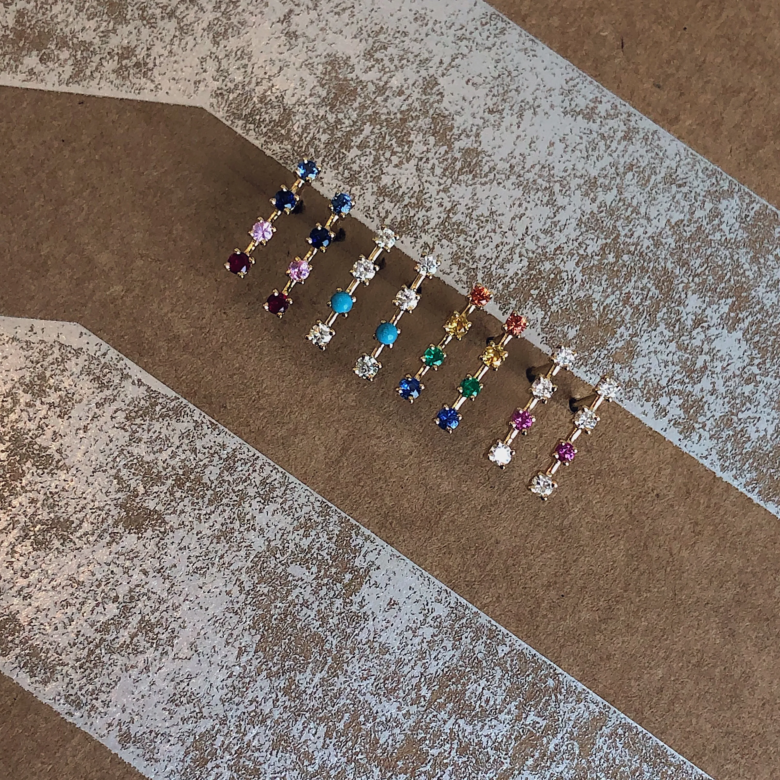 Berry Blues Sparkling Sugar Stud Earring