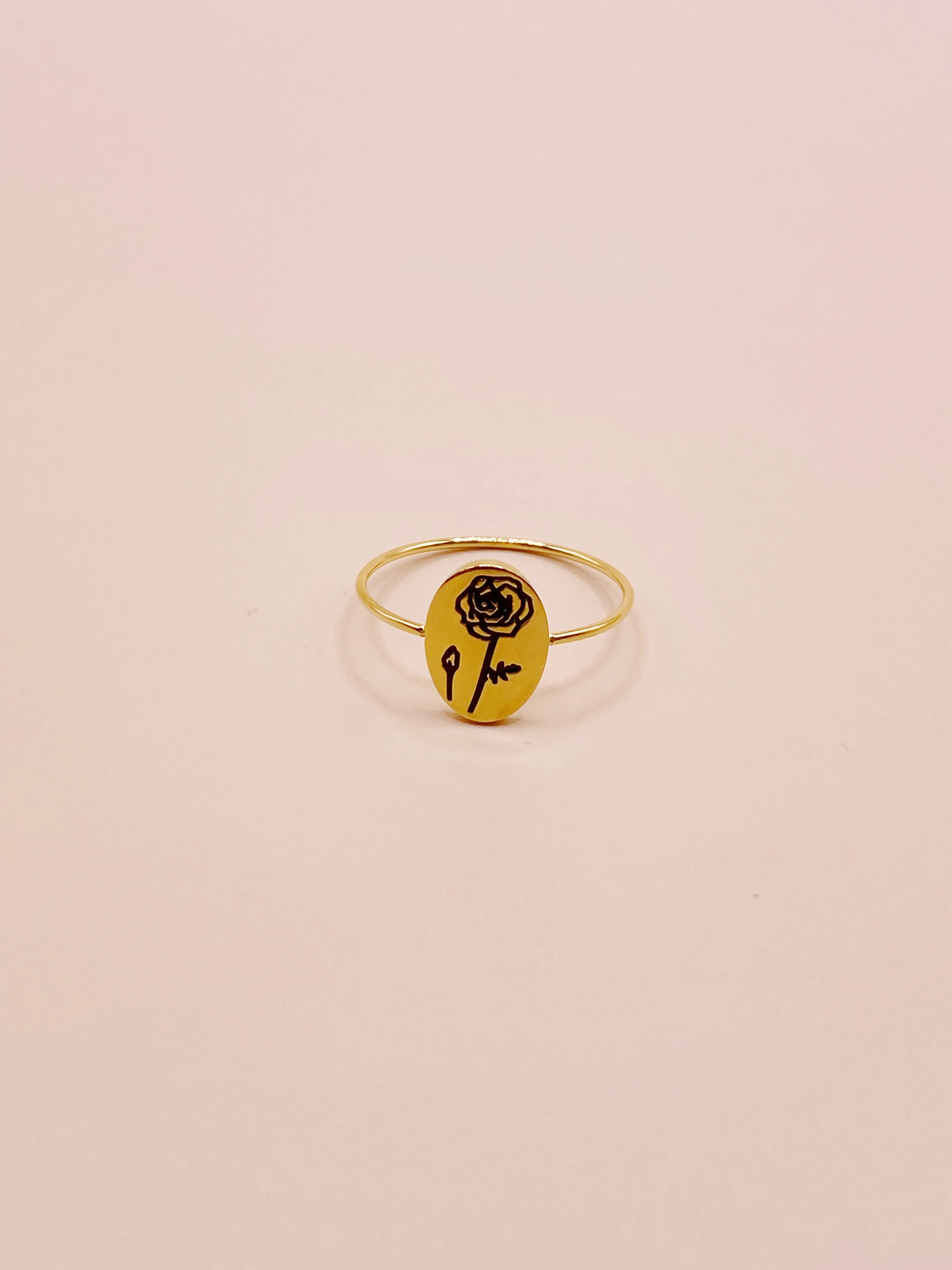 Birth Flower Rings