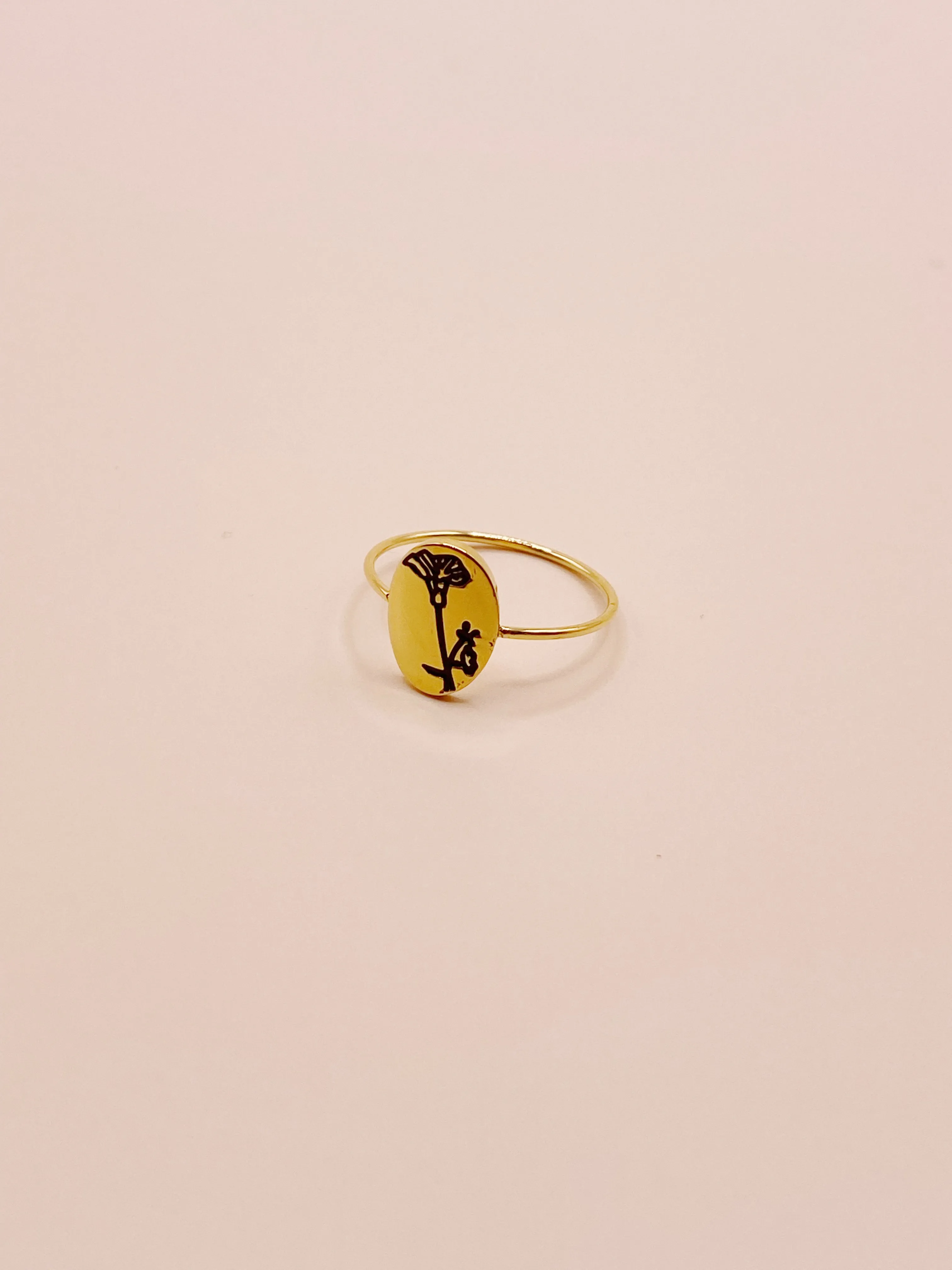 Birth Flower Rings