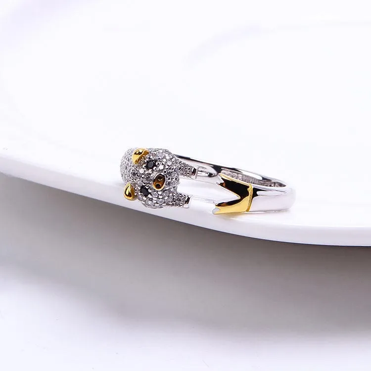Chinese Zodiac Animal Rings Sterling Silver Sparkly!