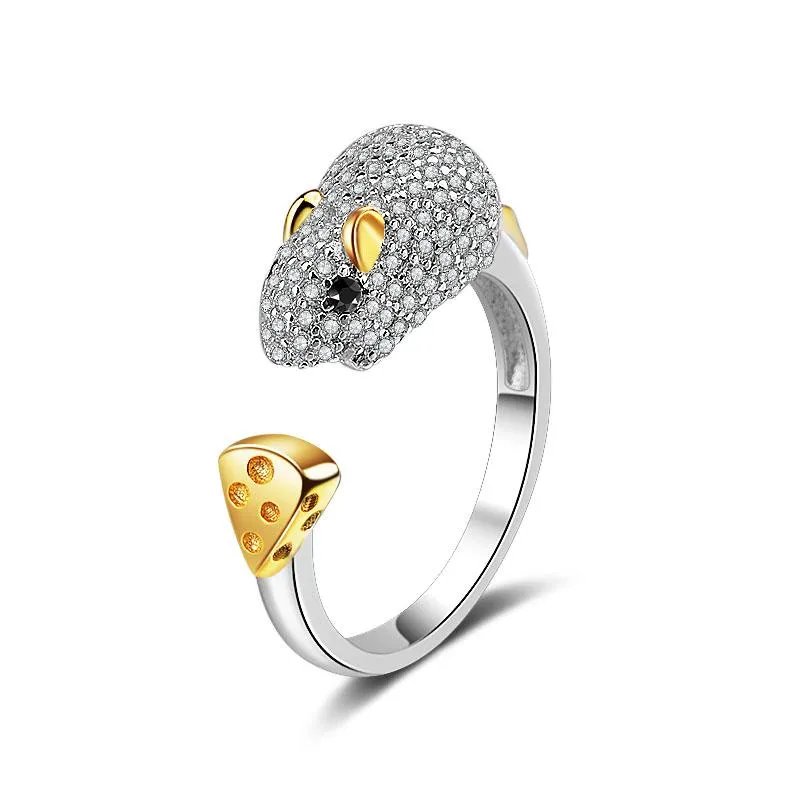 Chinese Zodiac Animal Rings Sterling Silver Sparkly!