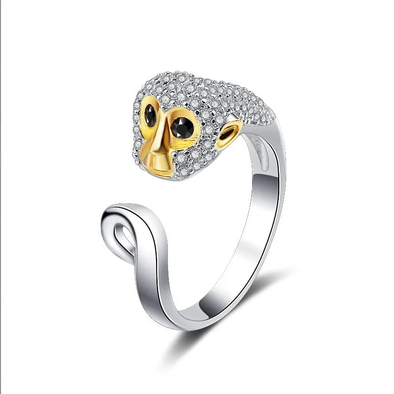 Chinese Zodiac Animal Rings Sterling Silver Sparkly!