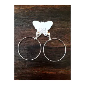 *Clip-On* Classic Hoop Drop Earrings
