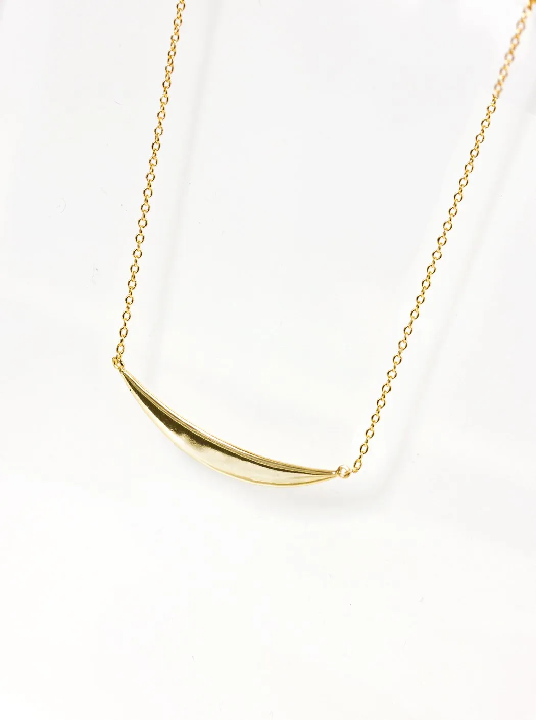 Crescent Bar Necklace