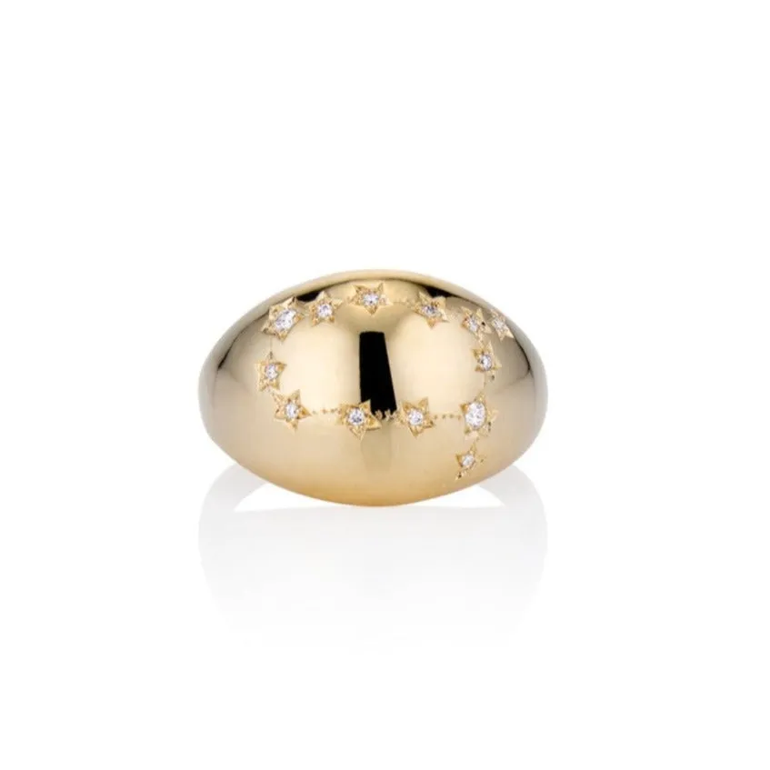 Diamond Constellation Dome Ring