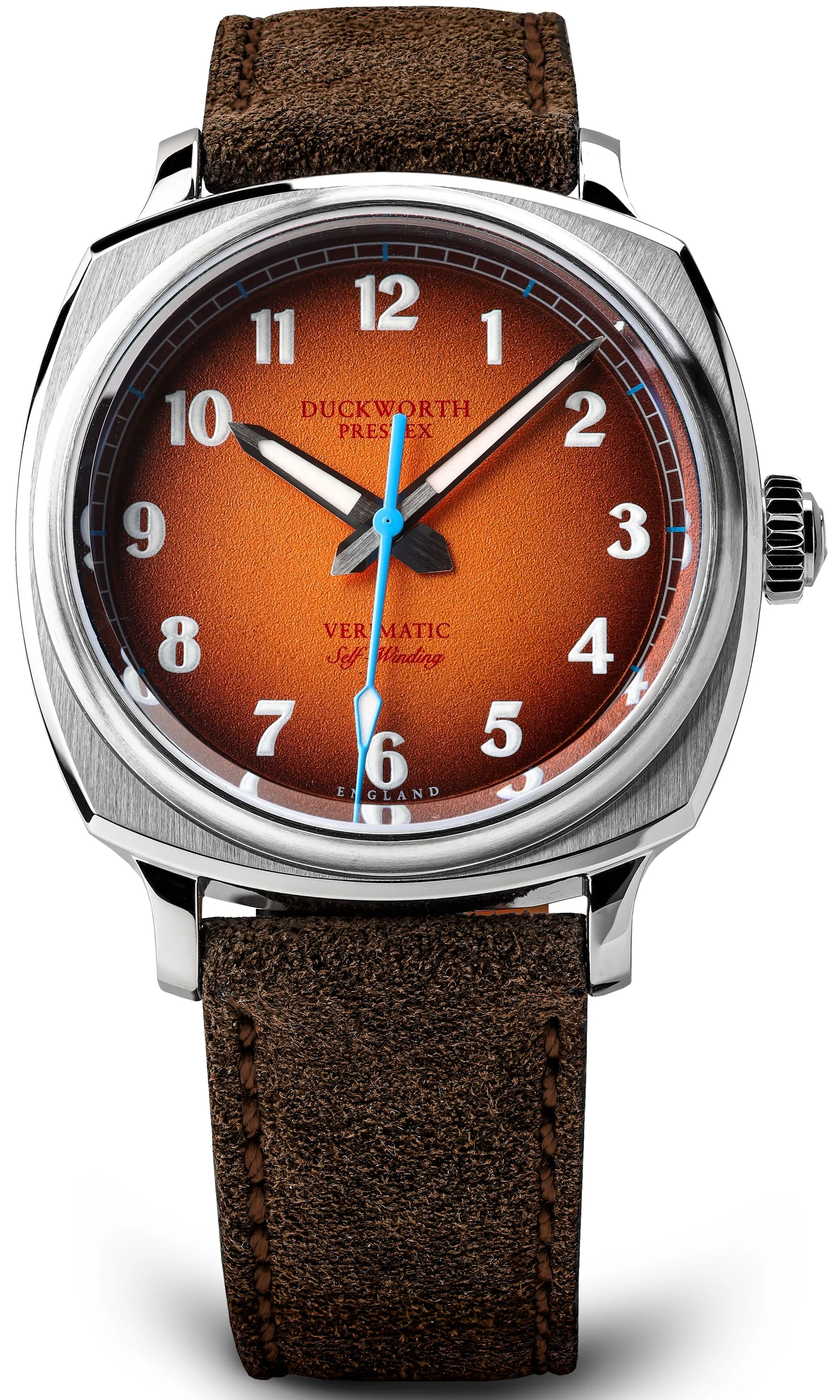DP Watch VeriMTic ORSange Fume Brown Suede
