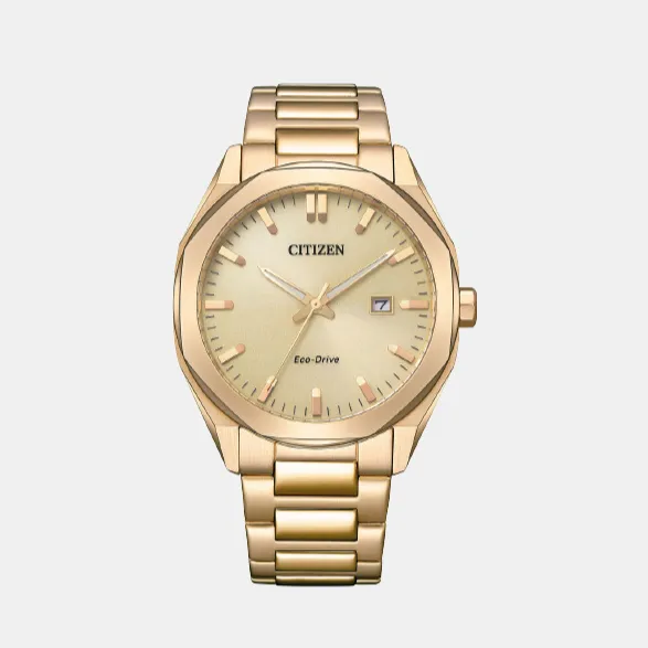 Eco-Drive Men Analog Stainless Steel Watch BM7603-82P