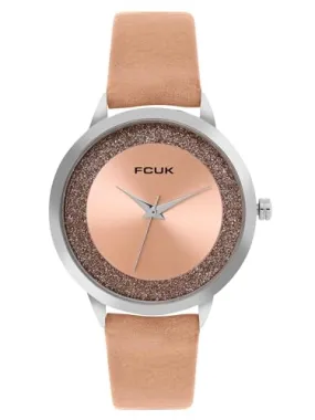 French Connection Analog Pink Dial Women's Watch-FK00025B
