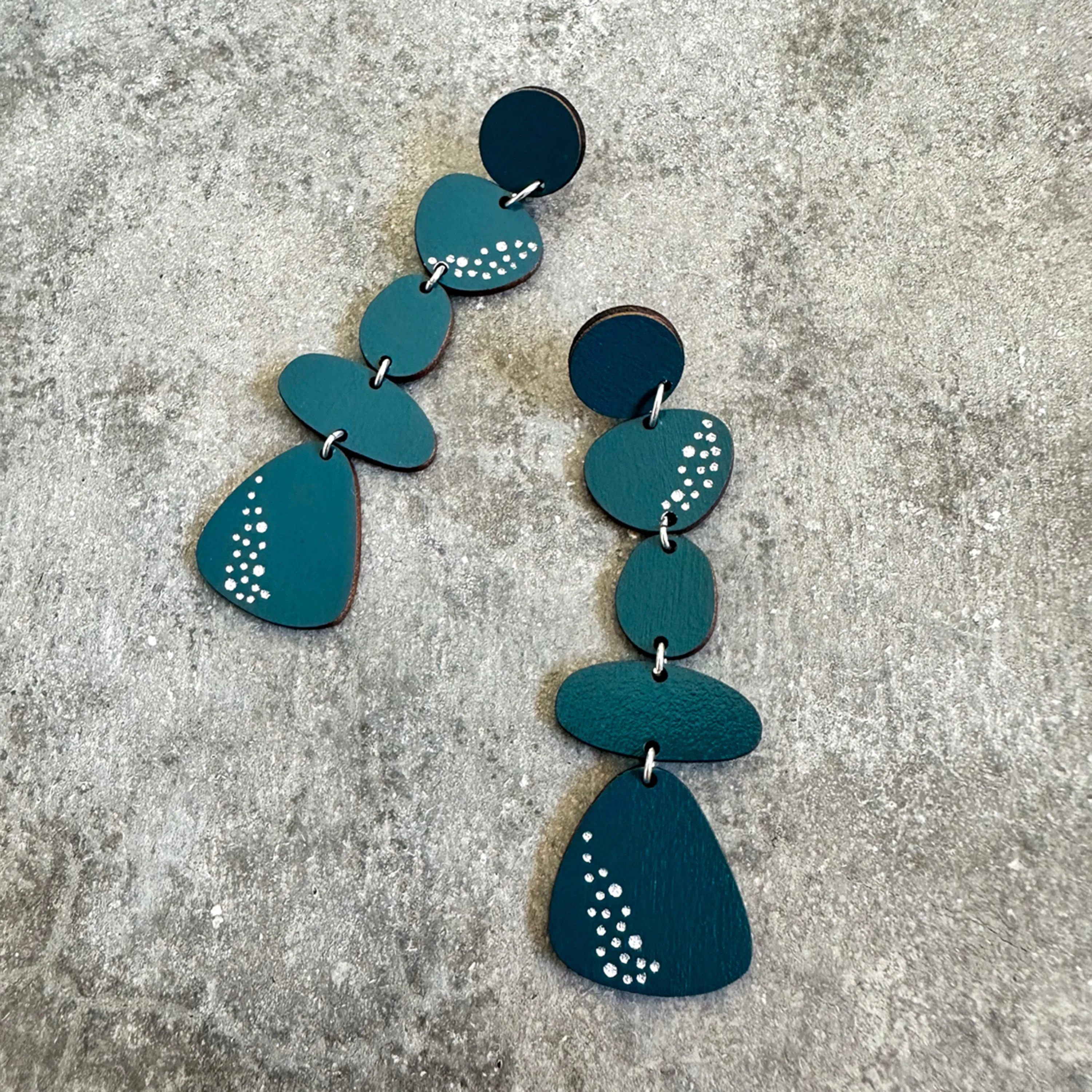 Galaxy Long Earrings