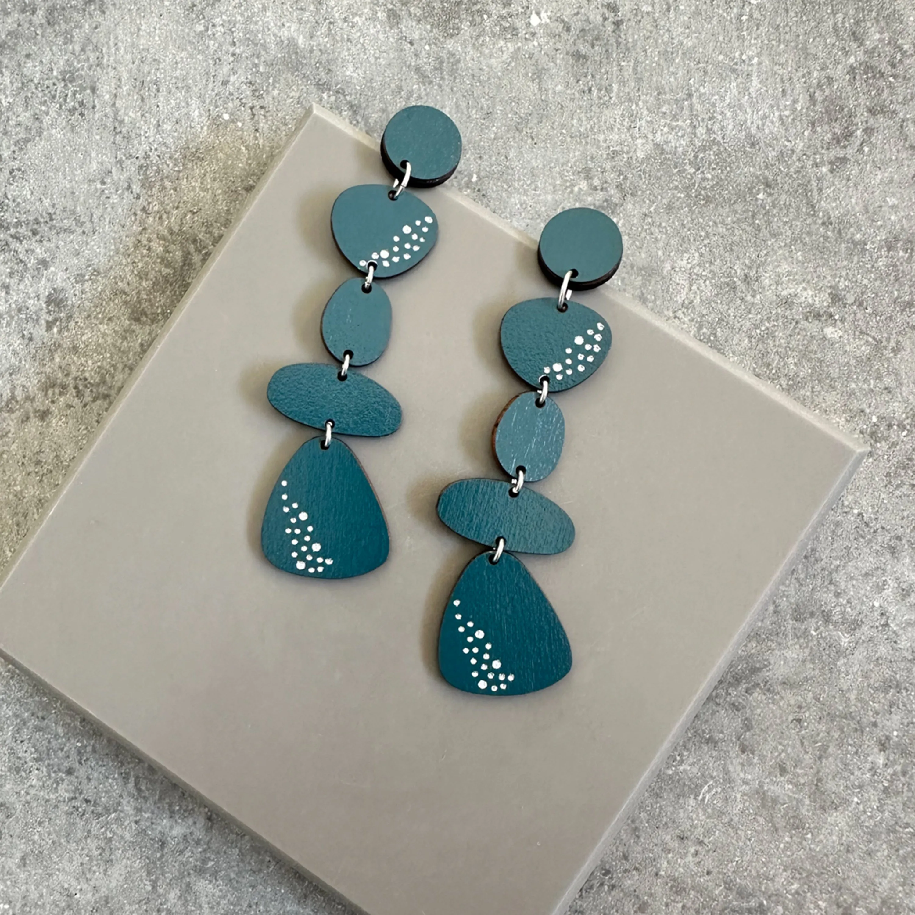 Galaxy Long Earrings