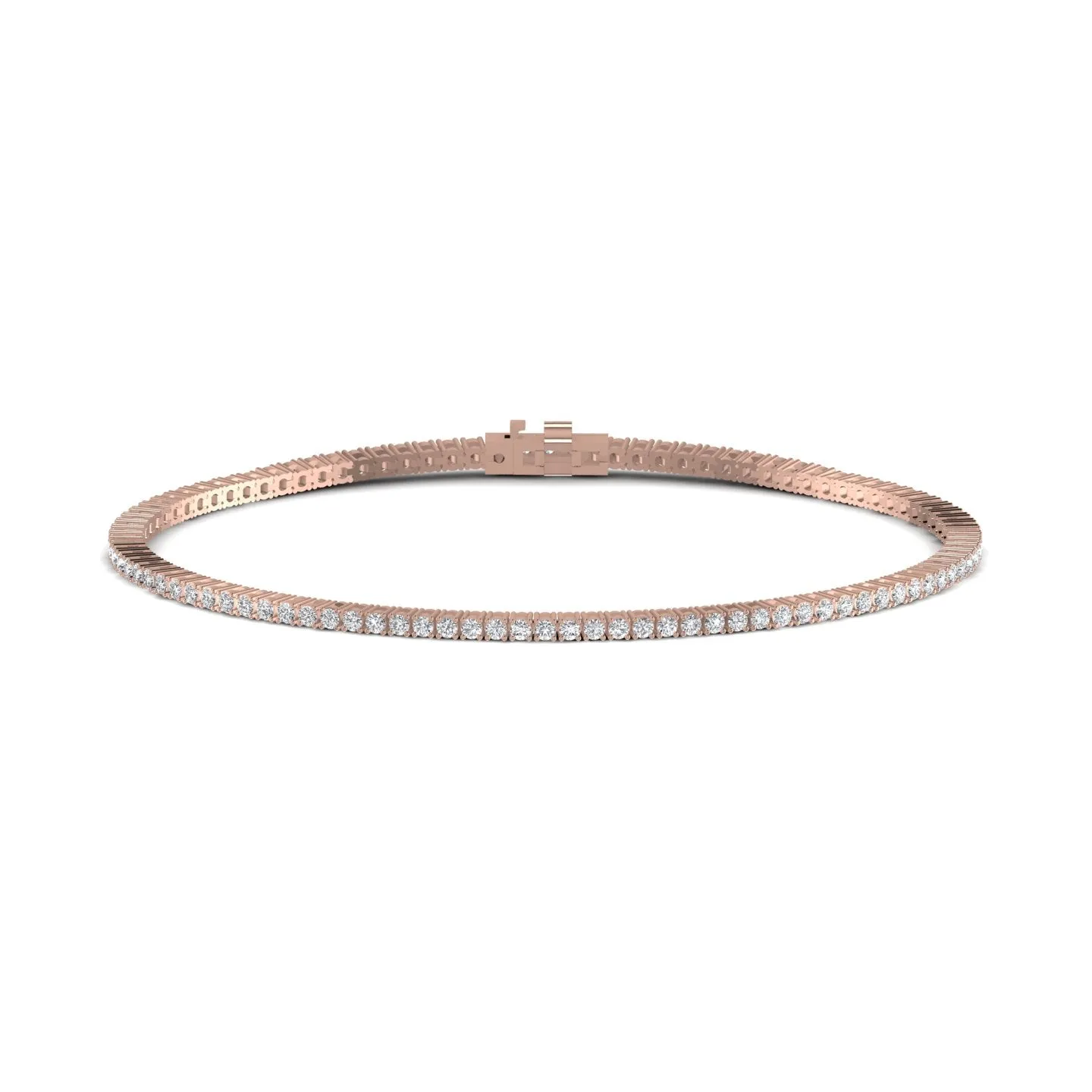 Gleaming 1.62CT Diamond Tennis Bracelet
