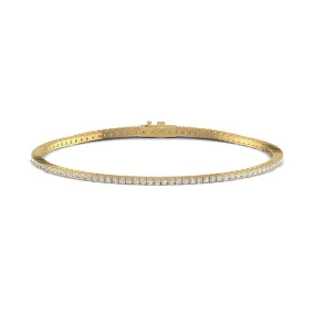 Gleaming 1.62CT Diamond Tennis Bracelet
