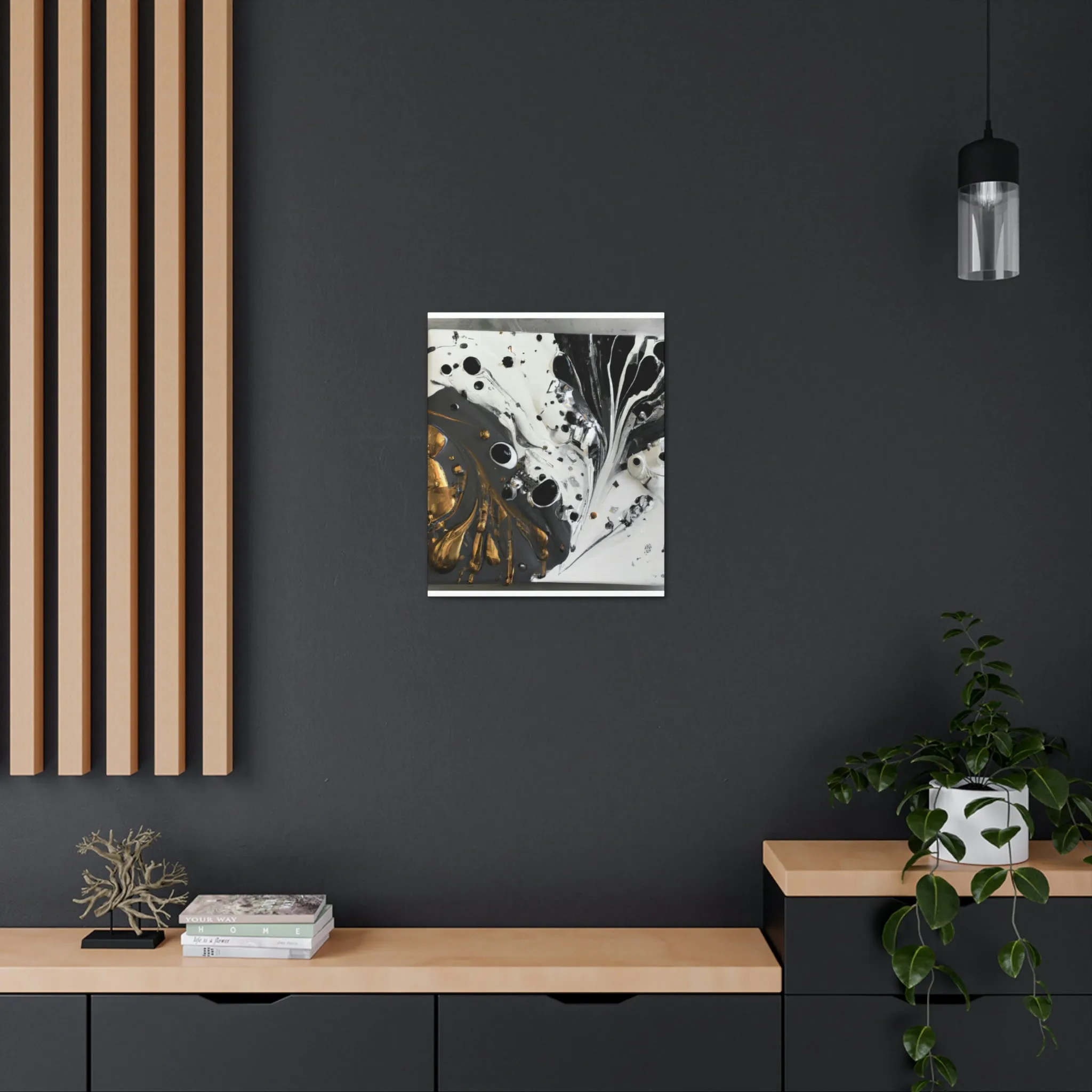 Gleaming Flow Fusion. - Canvas