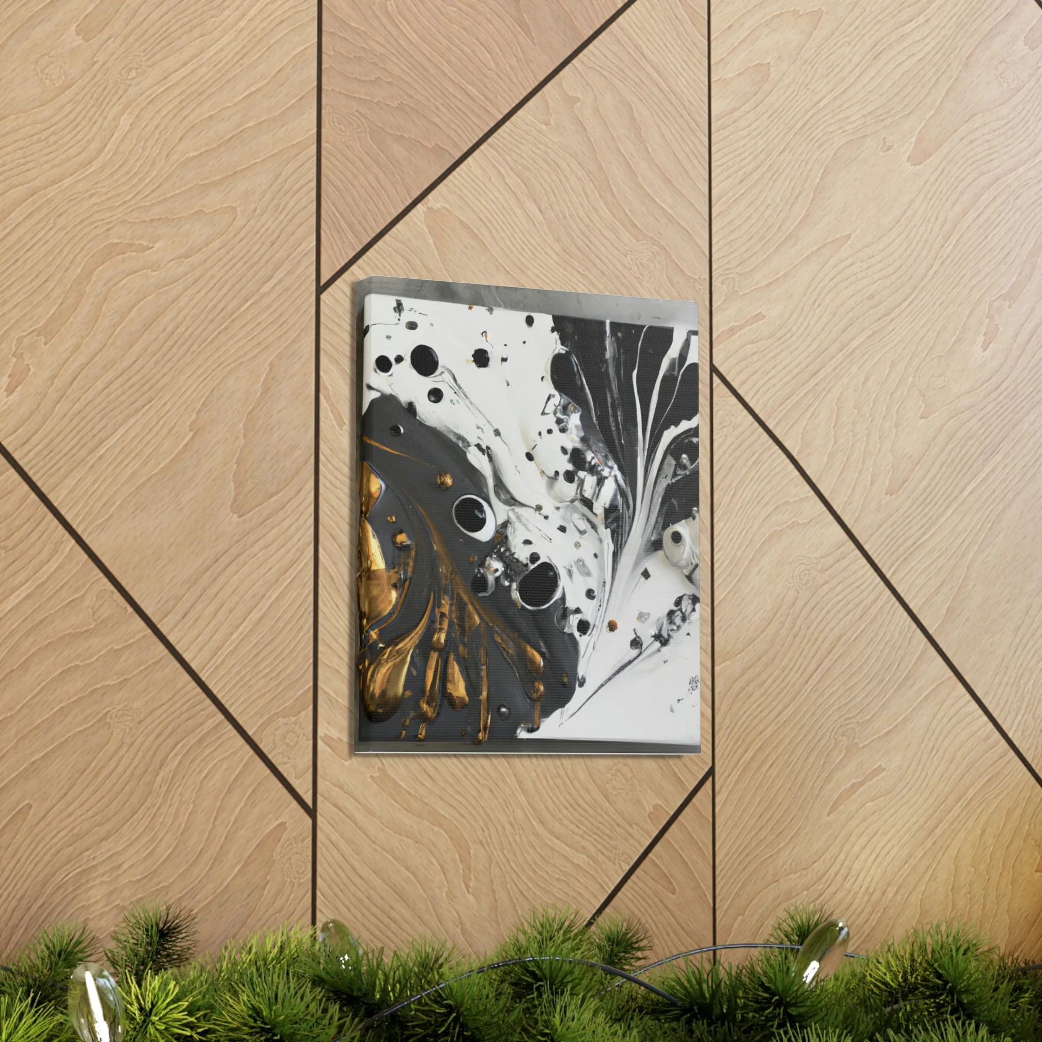 Gleaming Flow Fusion. - Canvas
