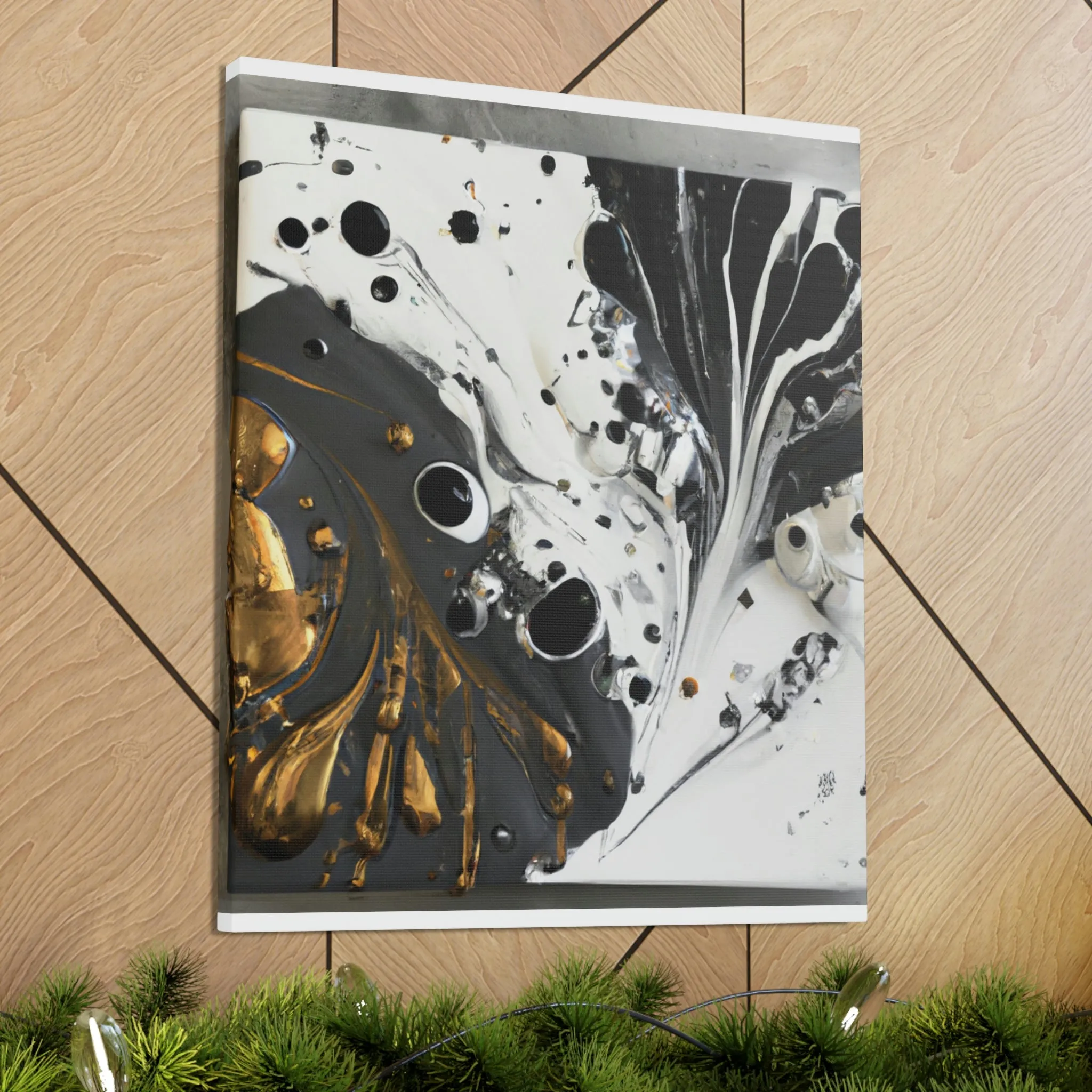 Gleaming Flow Fusion. - Canvas