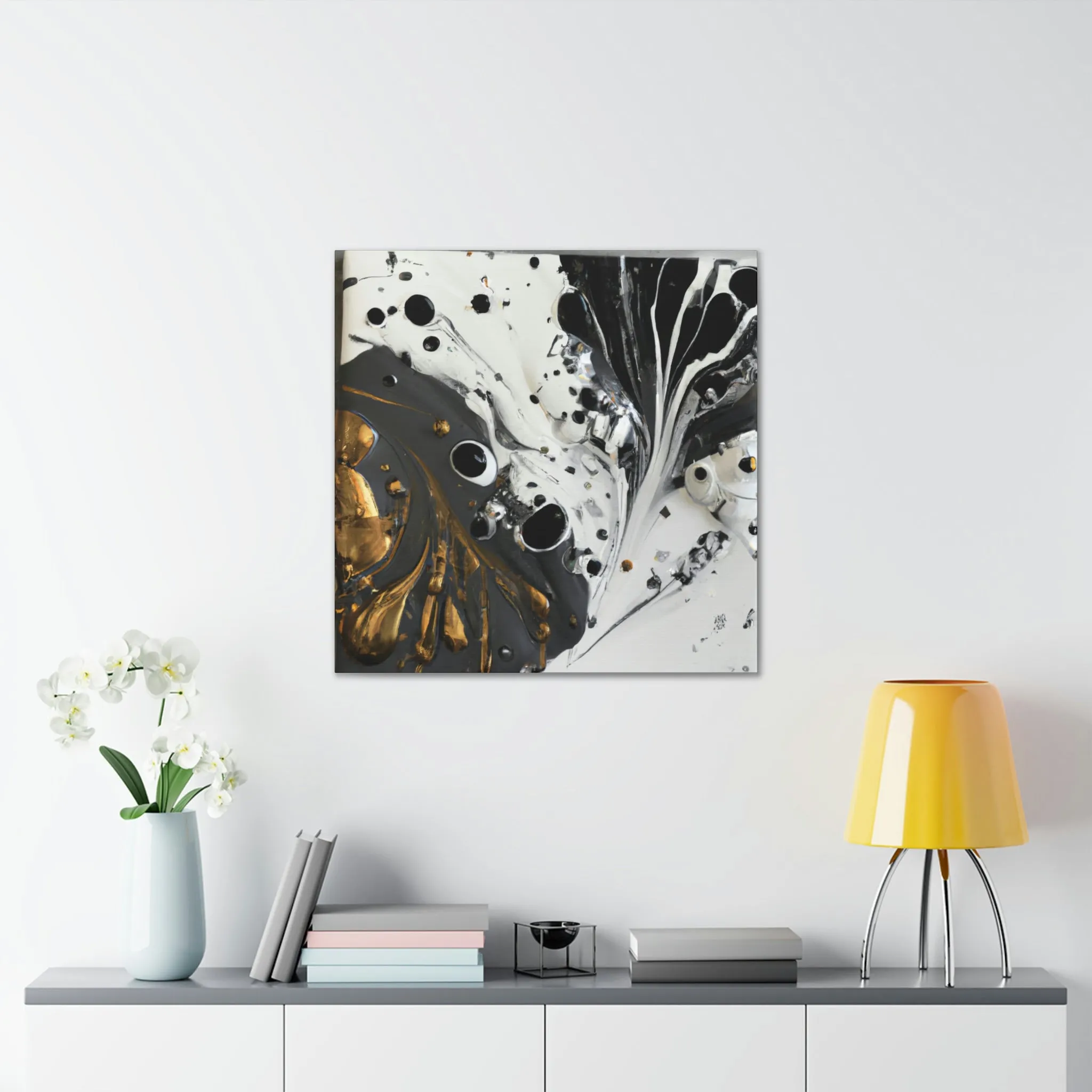 Gleaming Flow Fusion. - Canvas
