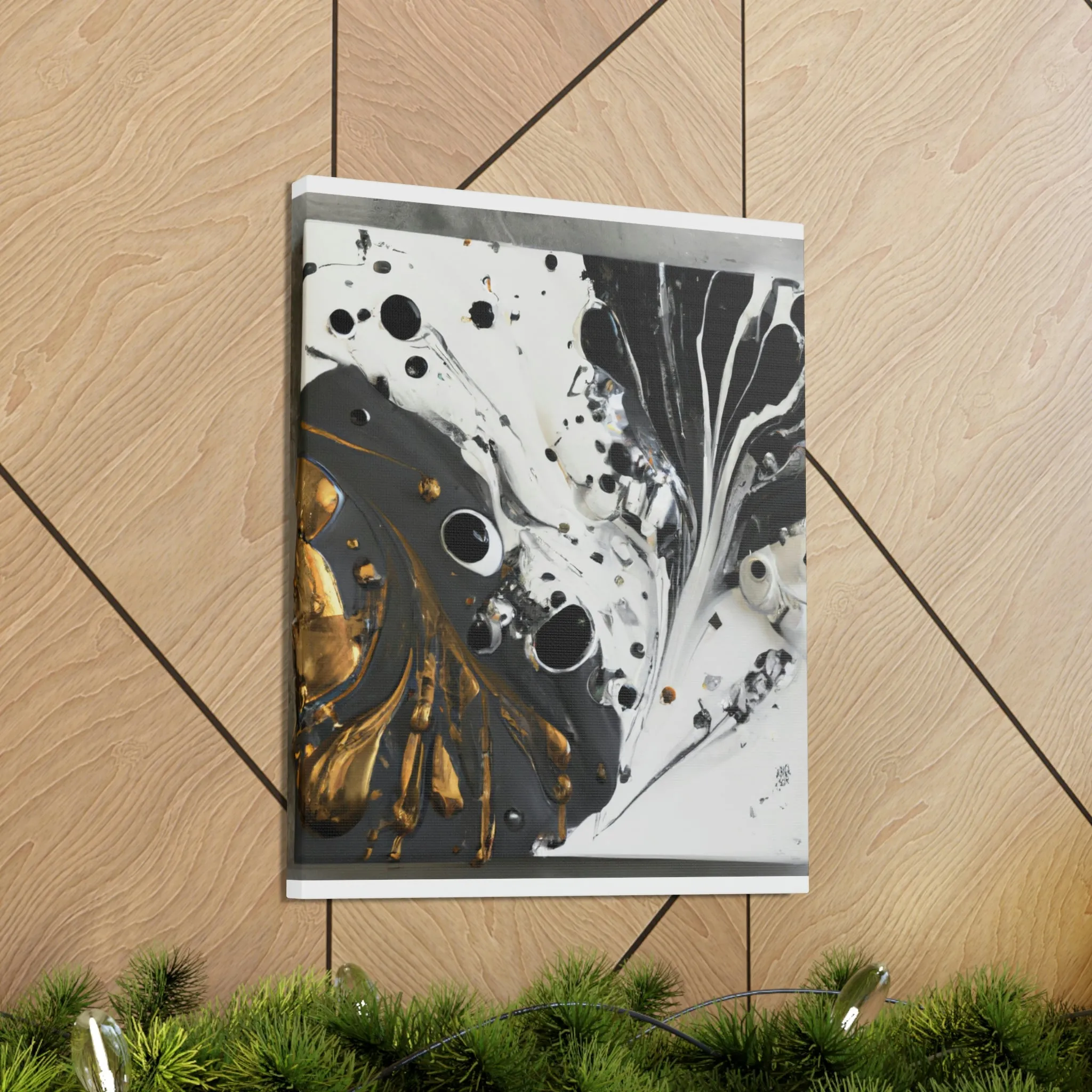 Gleaming Flow Fusion. - Canvas