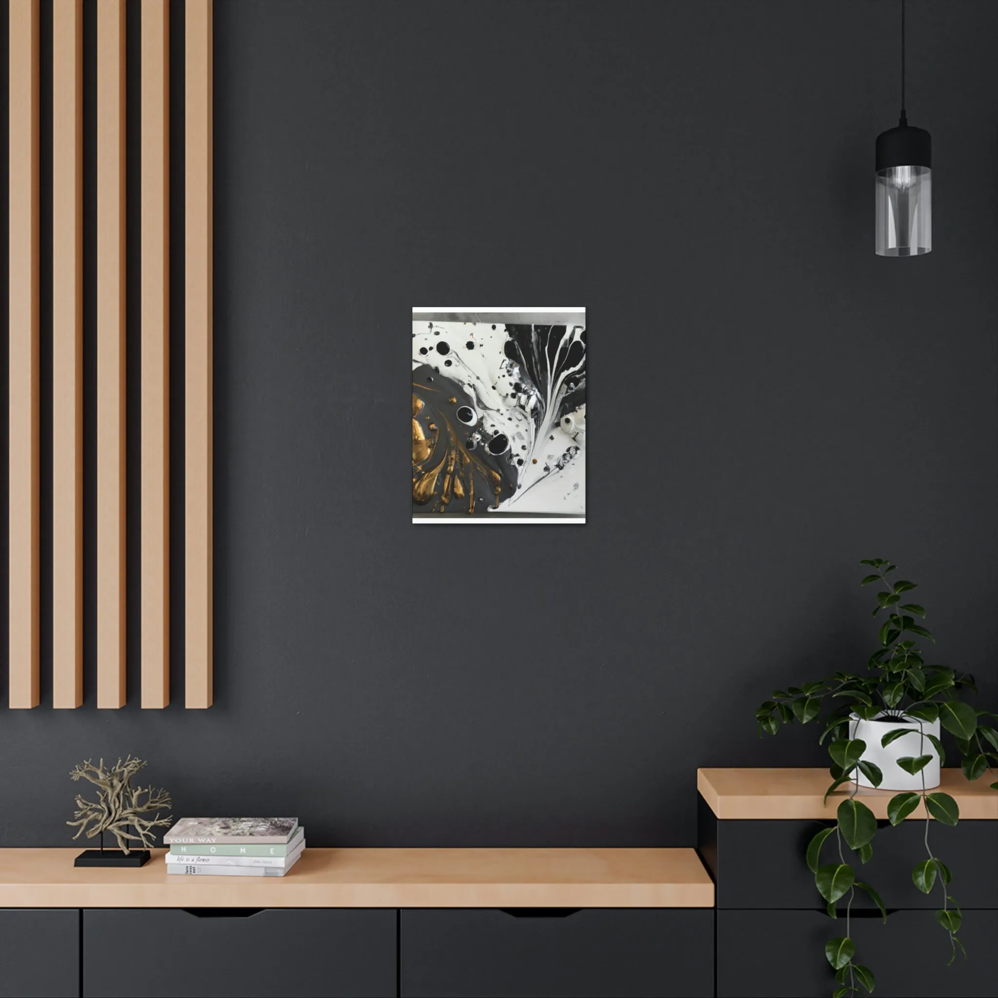 Gleaming Flow Fusion. - Canvas