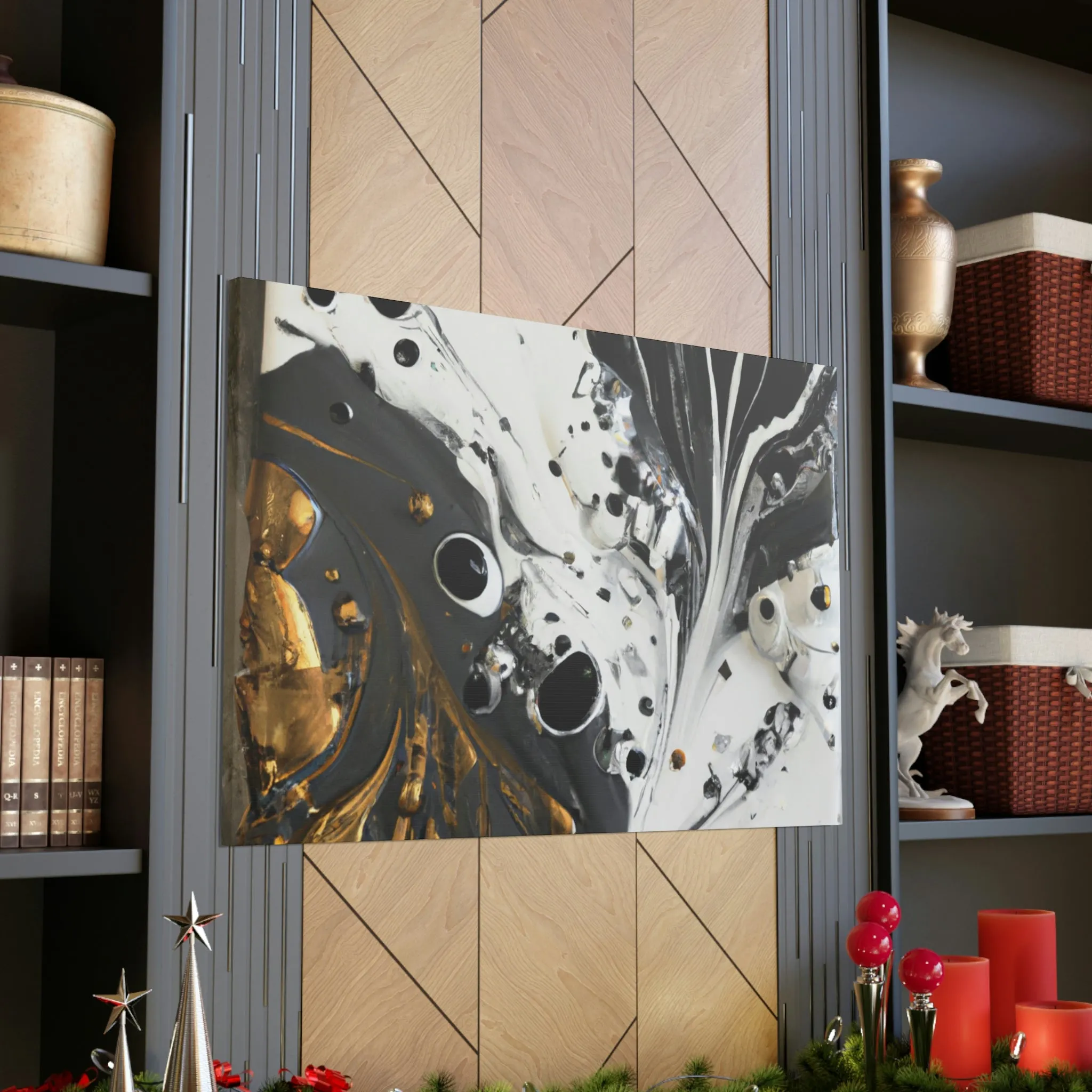 Gleaming Flow Fusion. - Canvas