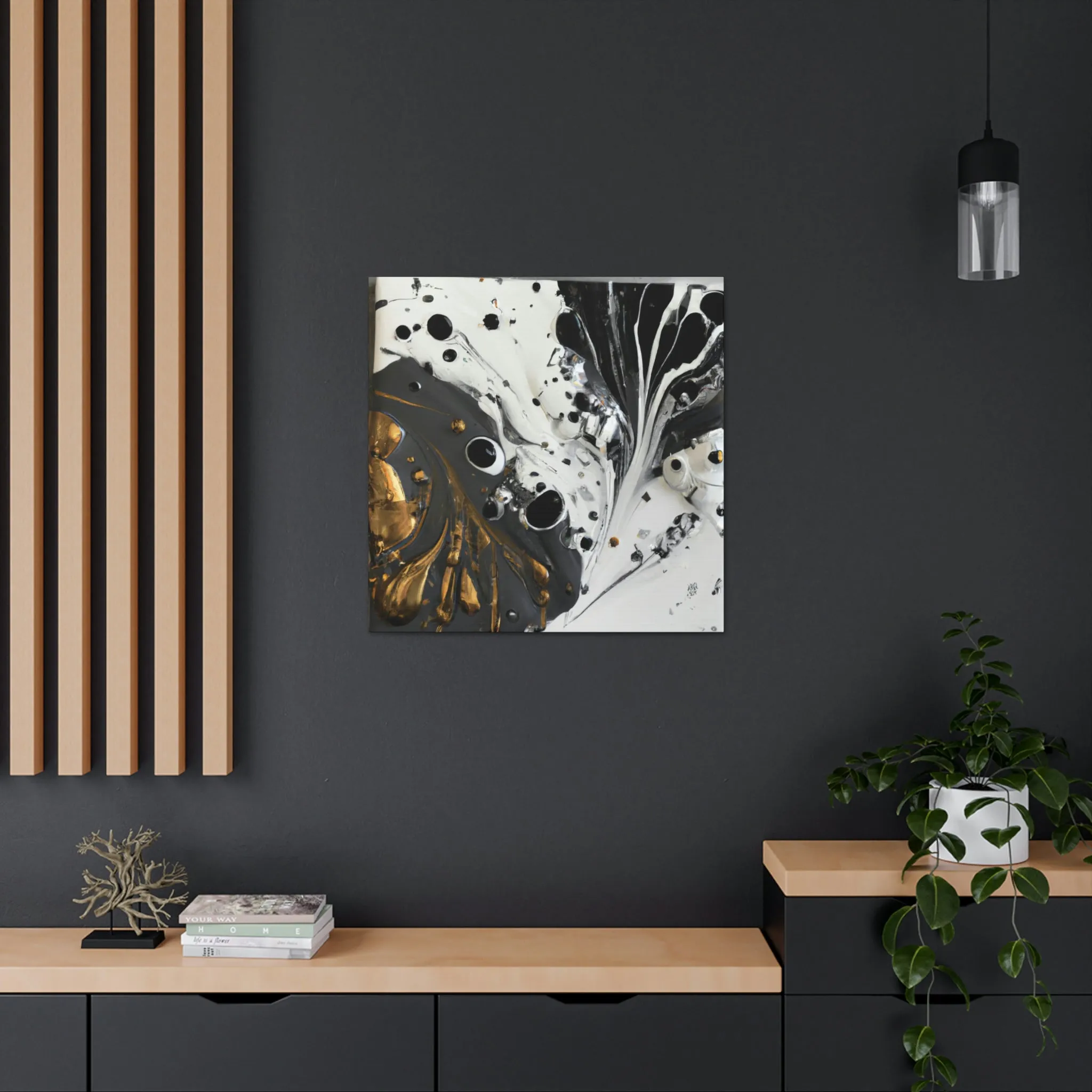 Gleaming Flow Fusion. - Canvas