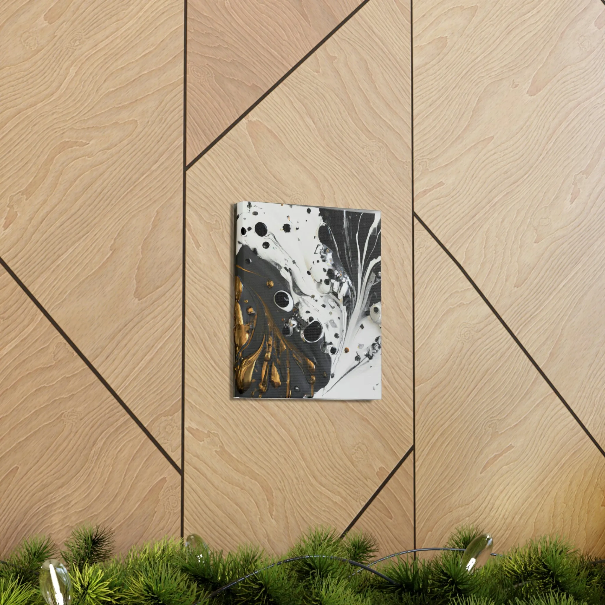 Gleaming Flow Fusion. - Canvas