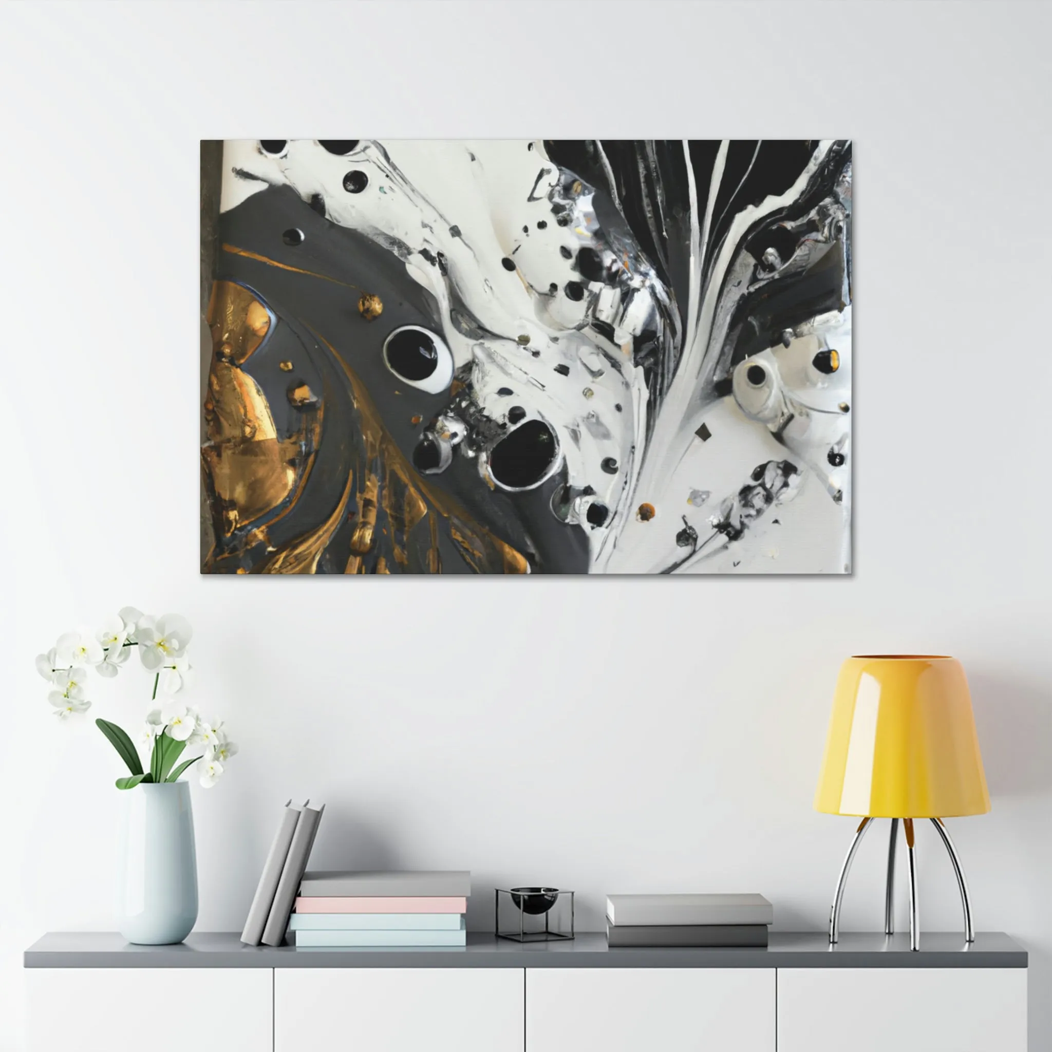 Gleaming Flow Fusion. - Canvas