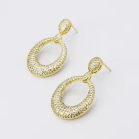 Gleaming Pave Earrings