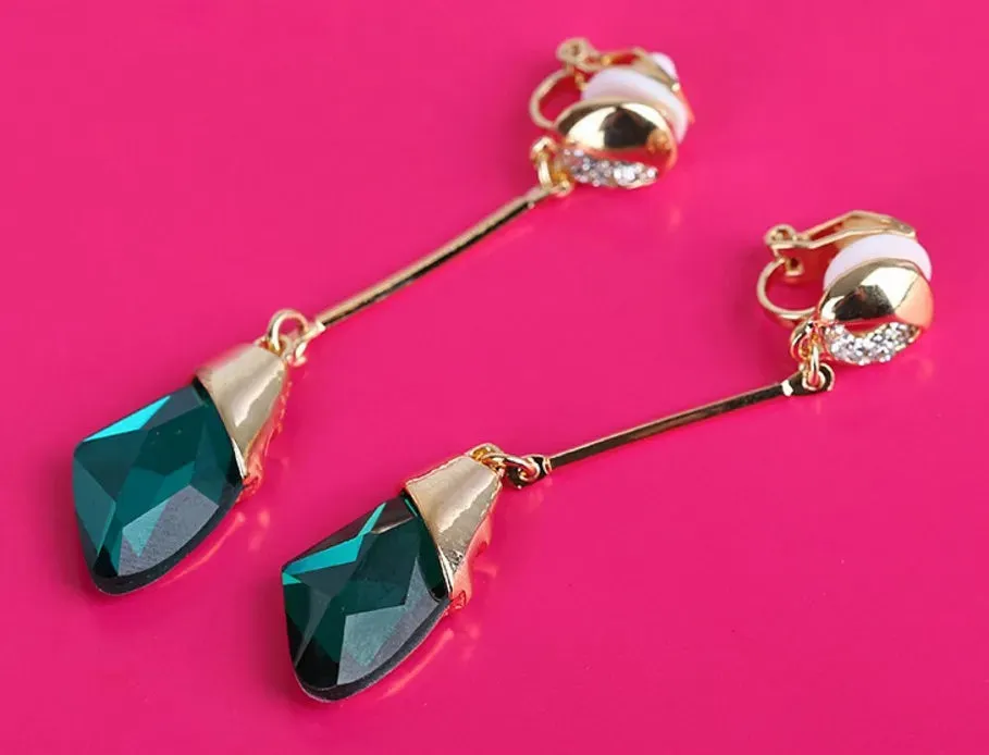 Golden Cascade Earrings