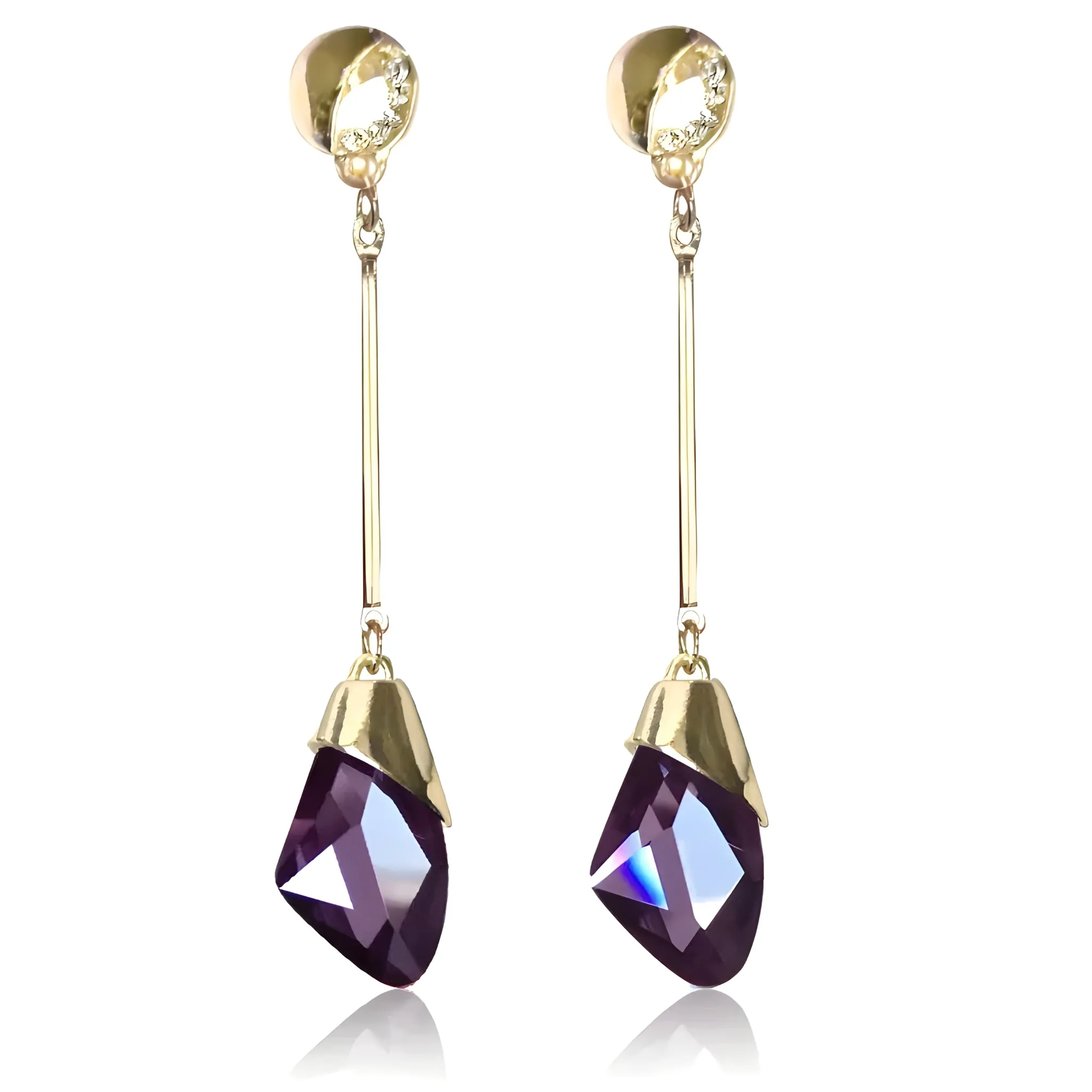 Golden Cascade Earrings