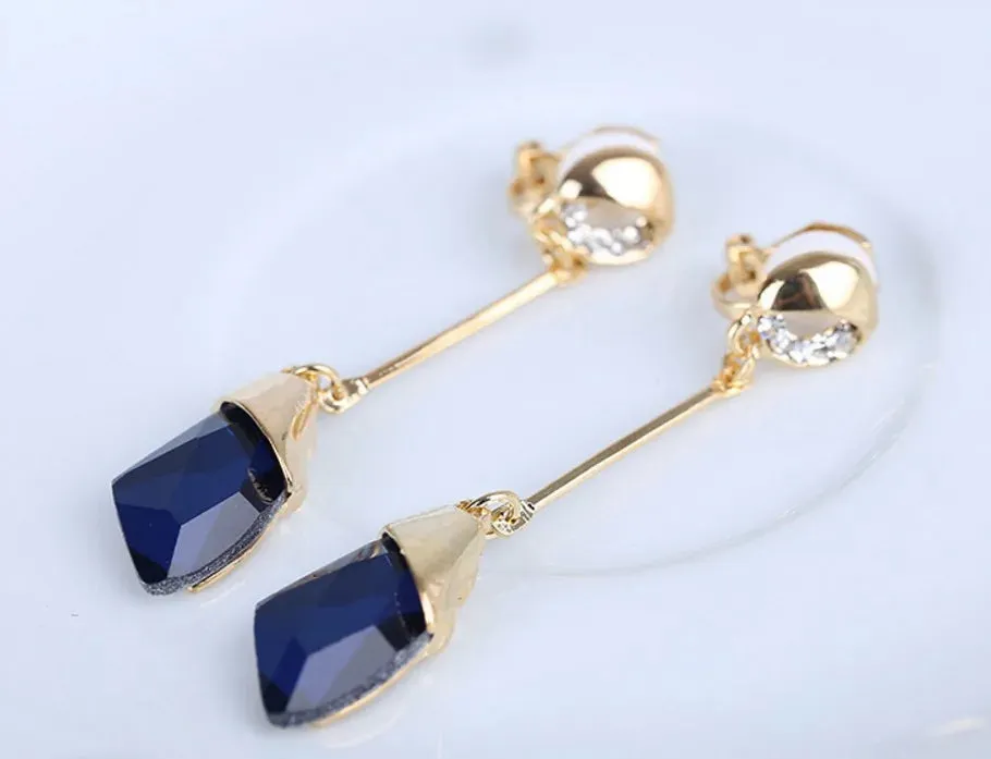 Golden Cascade Earrings