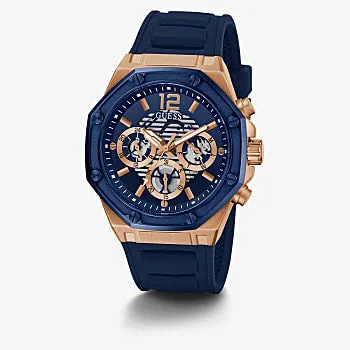 Guess GW0263G2 Blue Silicone Strap Men Watches