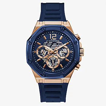 Guess GW0263G2 Blue Silicone Strap Men Watches