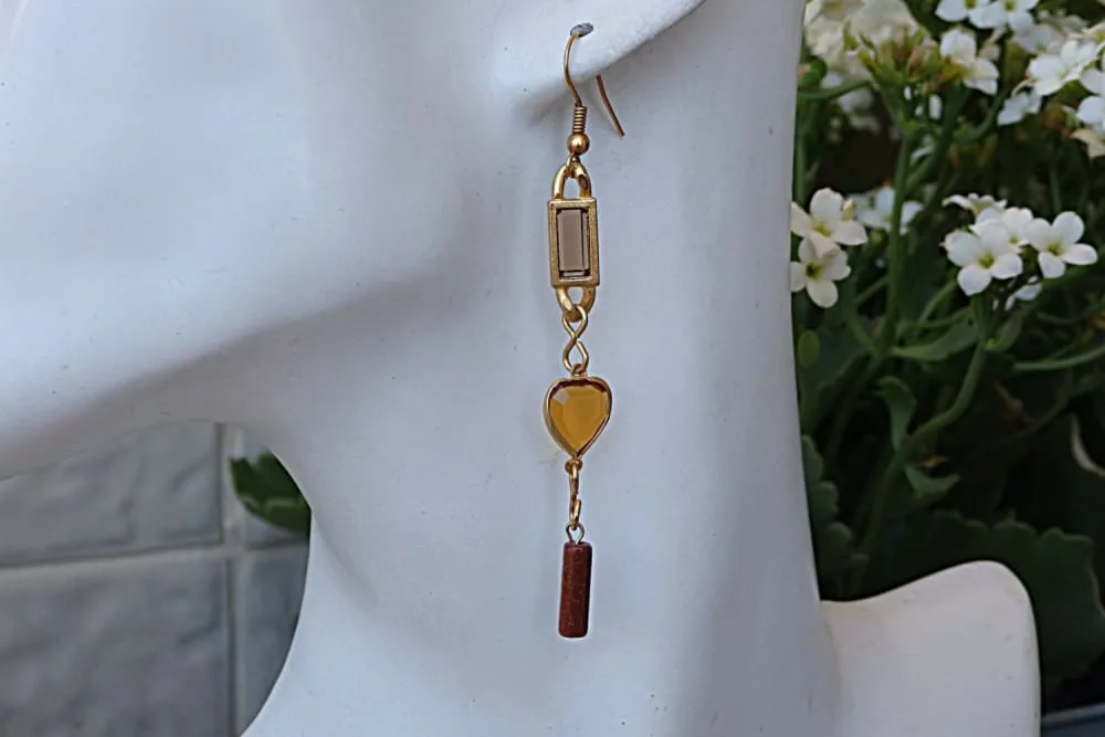 Heart Dangle Earrings