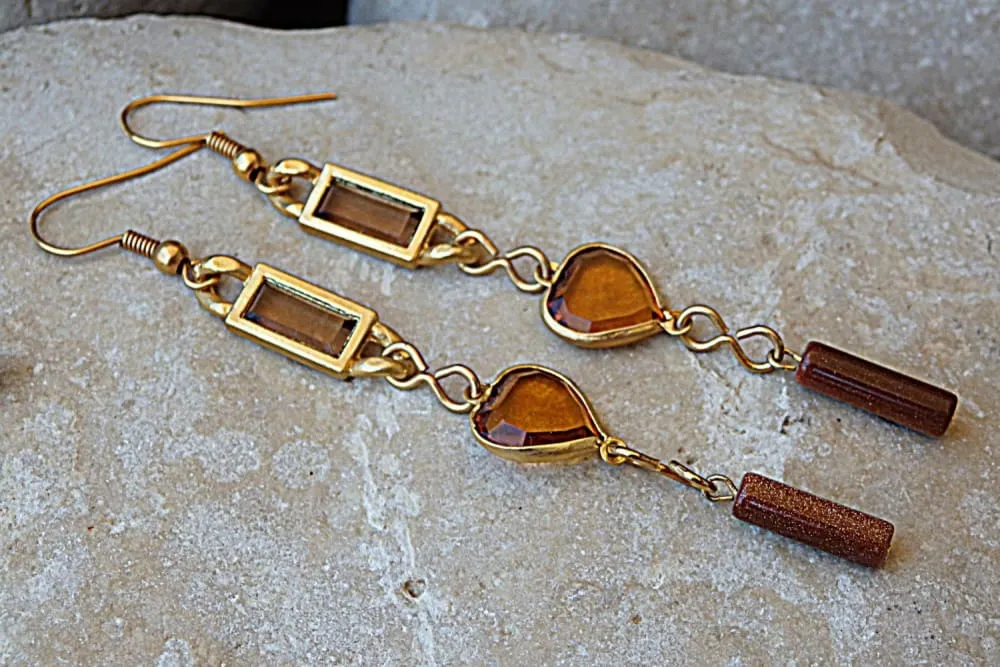 Heart Dangle Earrings