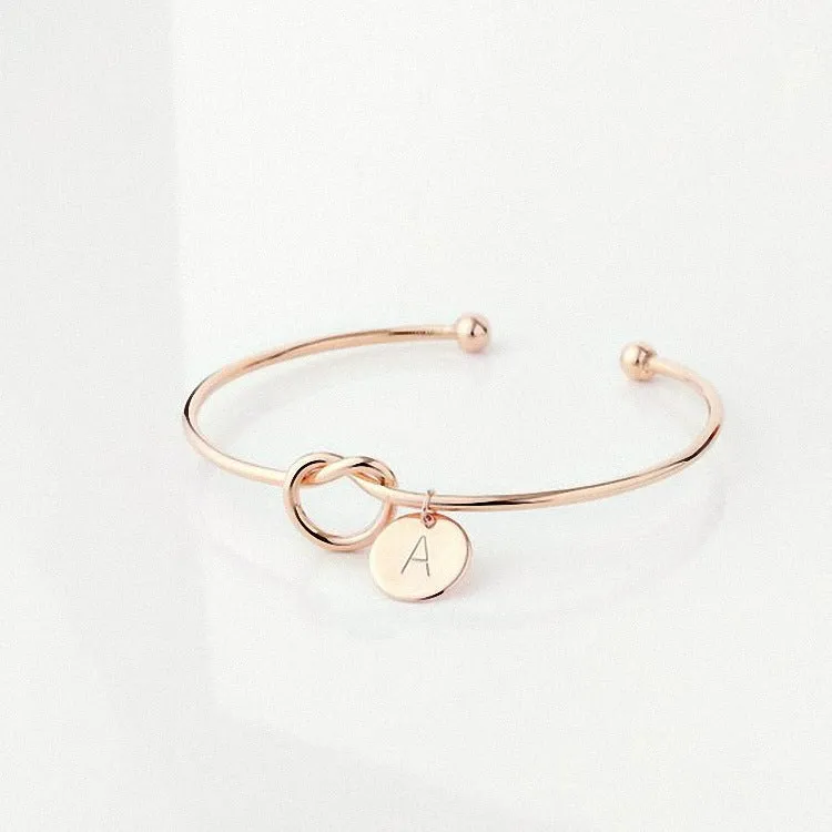 Initial Alloy Letter Charm Bracelets