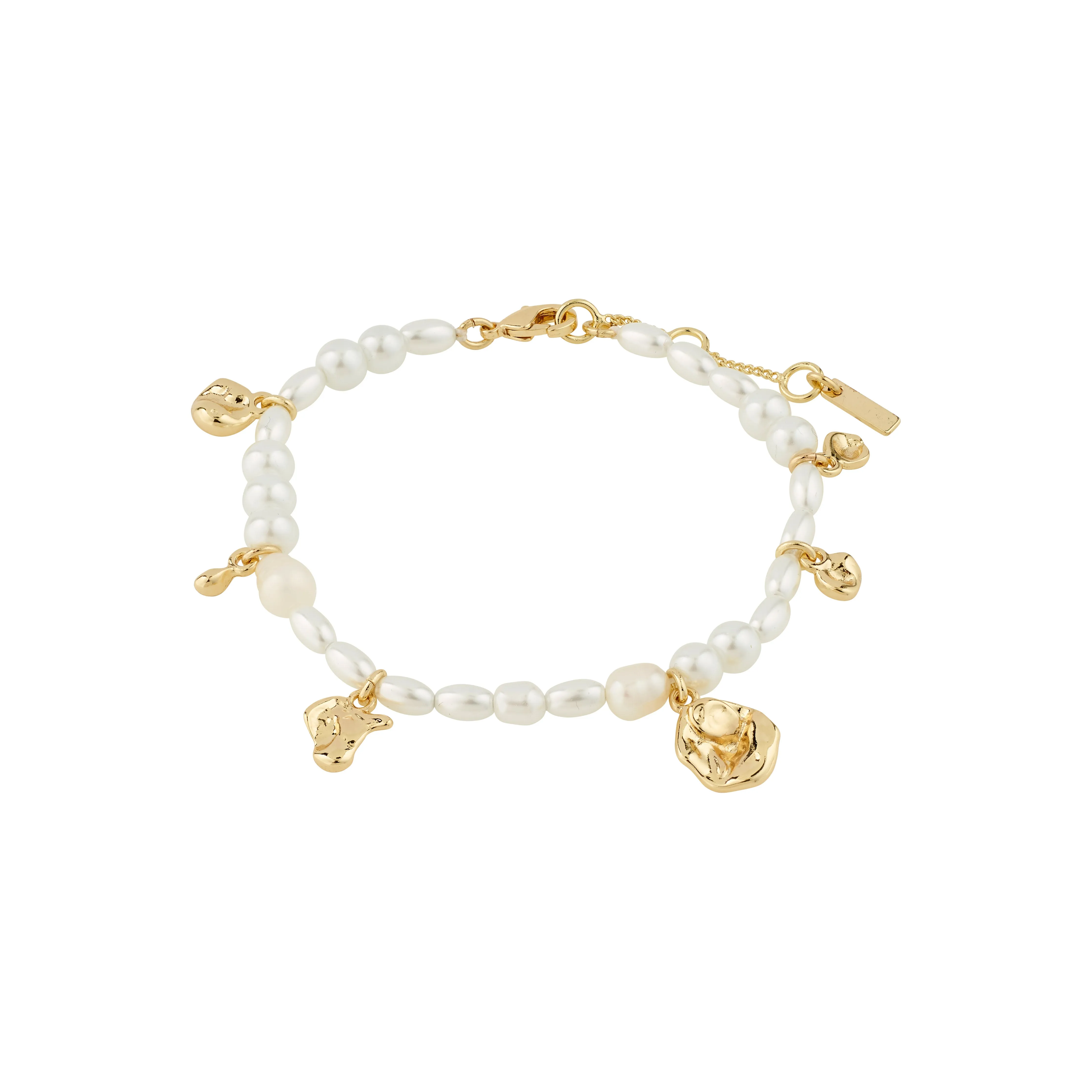 INTENT pearl bracelet gold-plated