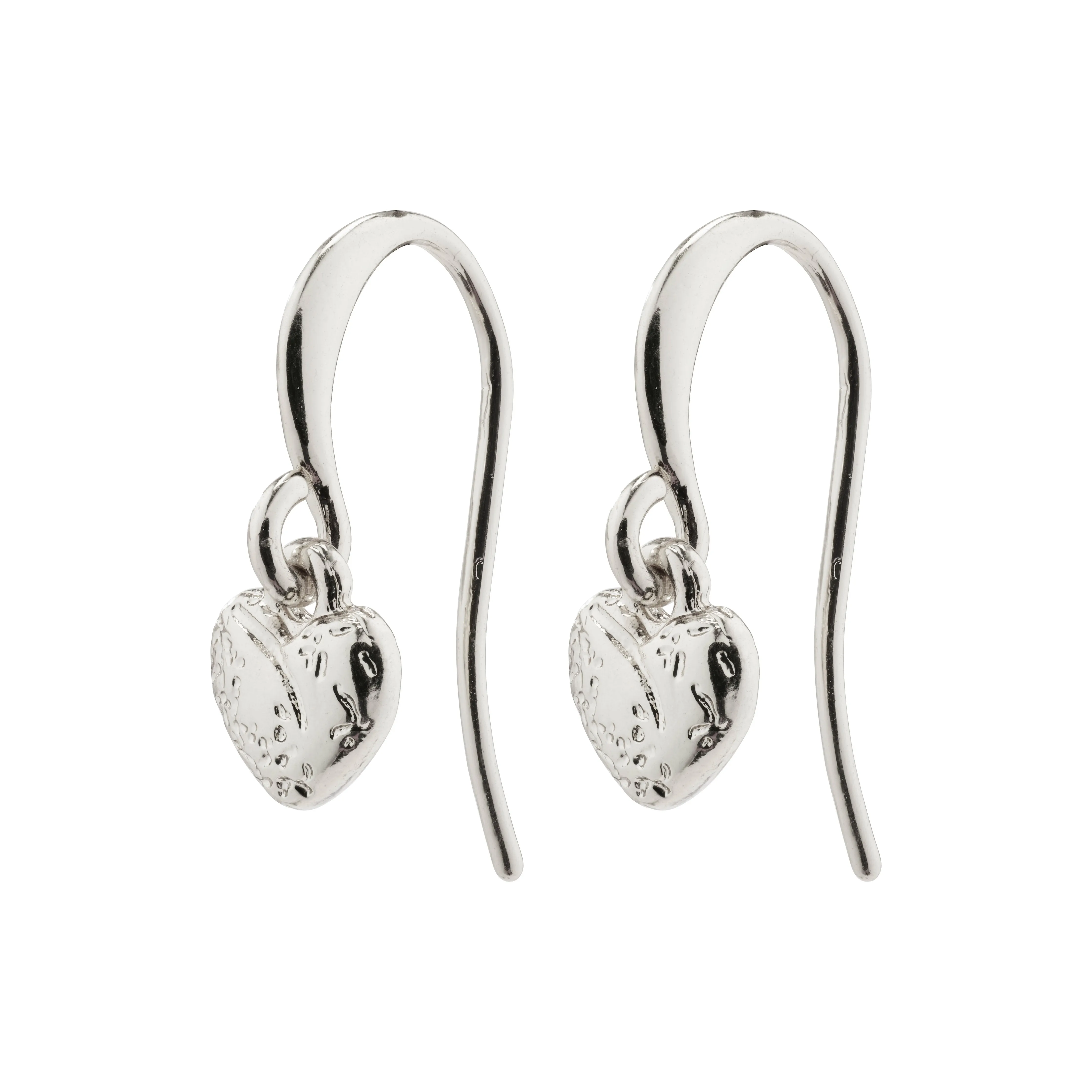 JAYLA heart pendant earrings silver-plated
