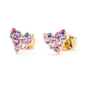 Keto Meadow earrings - Pink Heart S