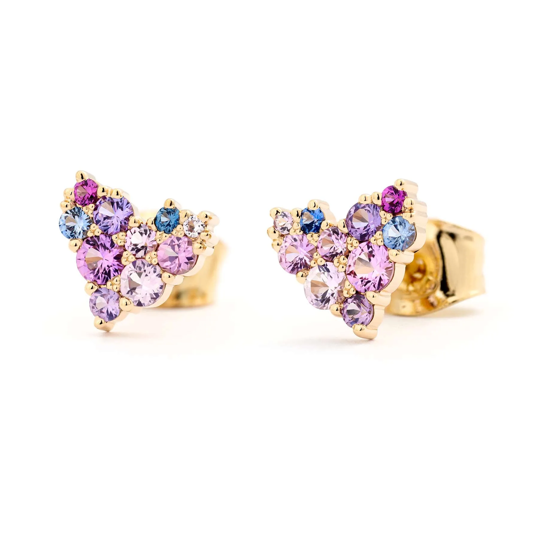 Keto Meadow earrings - Pink Heart S